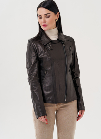 Женская кожаная куртка